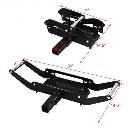 10" x 4 1/2" Cradle Winch Mounting Plate