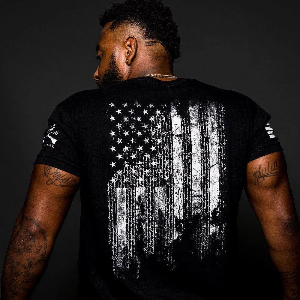 1776 Flag T-Shirt - Black