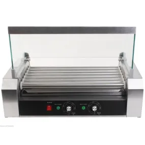 18 Hot Dog 7 Roller Grill Cooker Commercial Machine