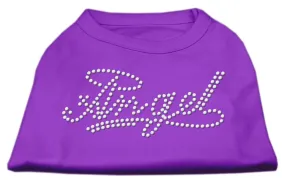 Angel Rhinestud Shirt Purple S (10)