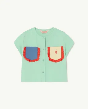 Baboon Kids Jumpsuit Blue Logo