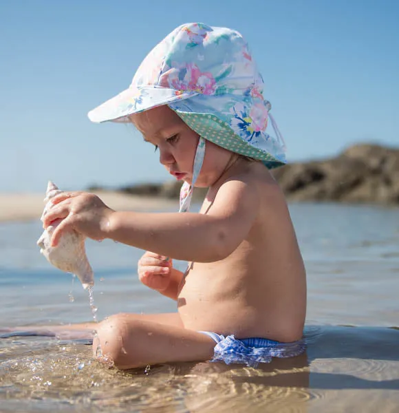 Baby Girl's Legionnaire Hat - Peony