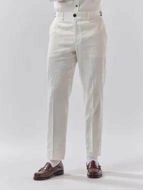 Batch 05 - Mens Off-White Linen Trouser