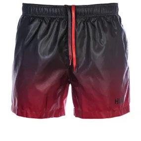 BOSS Malibu Swim Short in Red & Black