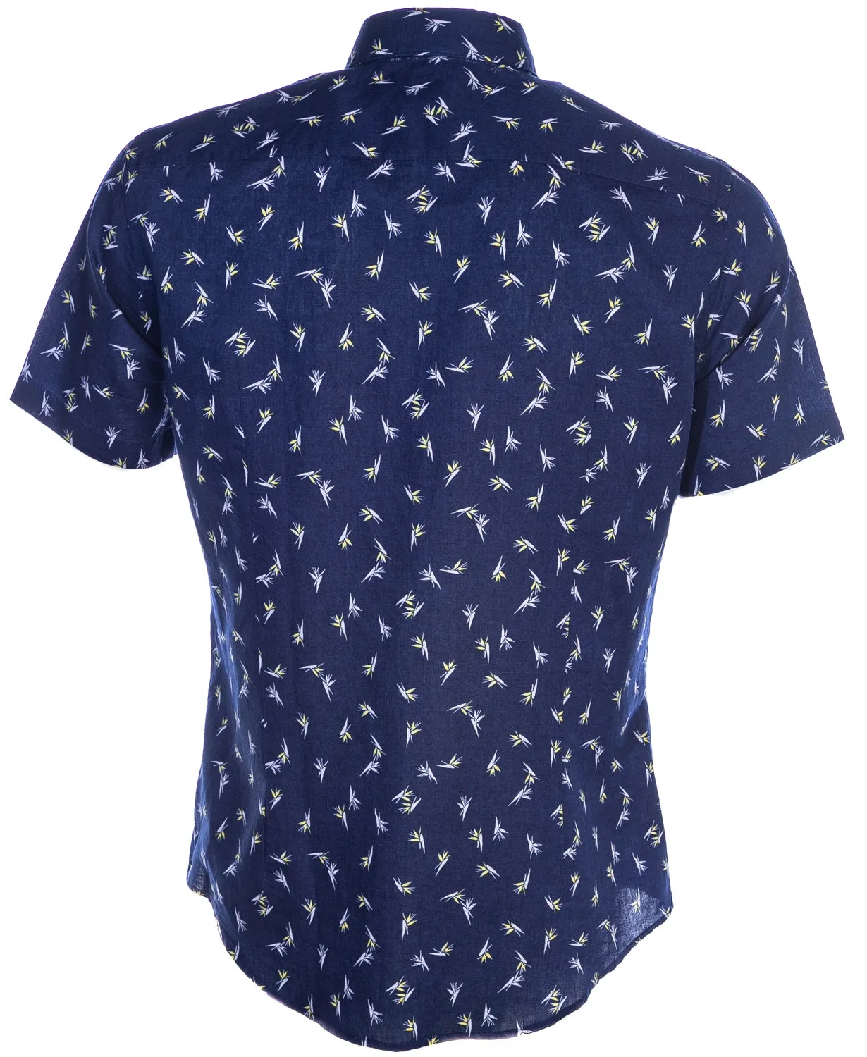 BOSS Ronn_F Short Sleeve Shirt in Navy