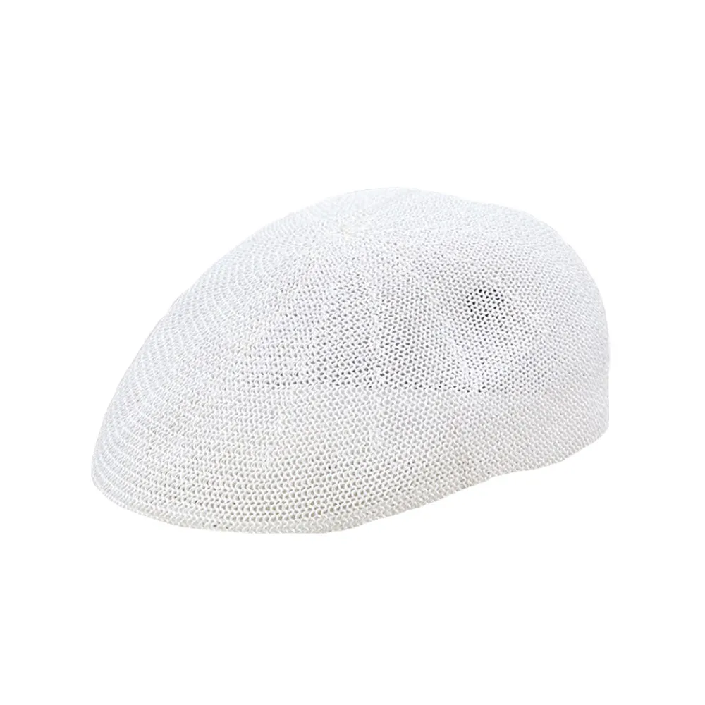 Breathable Mesh Summer Hat Newsboy Ivy Cap Cabbie Flat Cap YZ30176