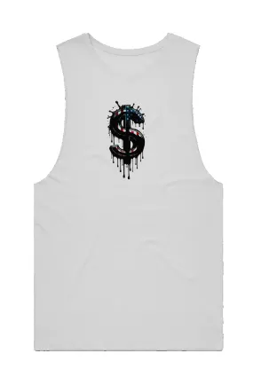 Capitalism Dollar Sign Athlete Tank Top