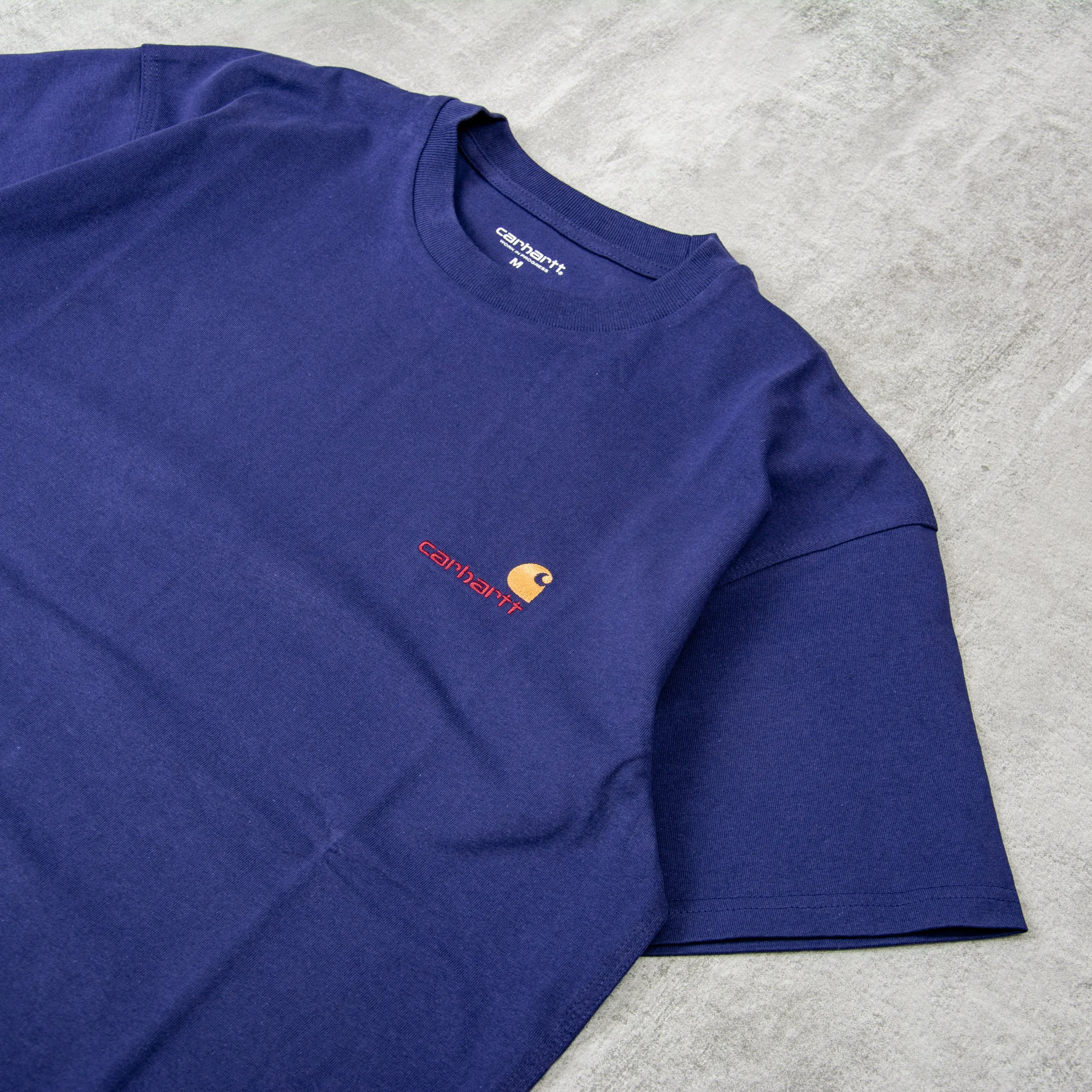 Carhartt WIP American Script S/S Tee - Aura