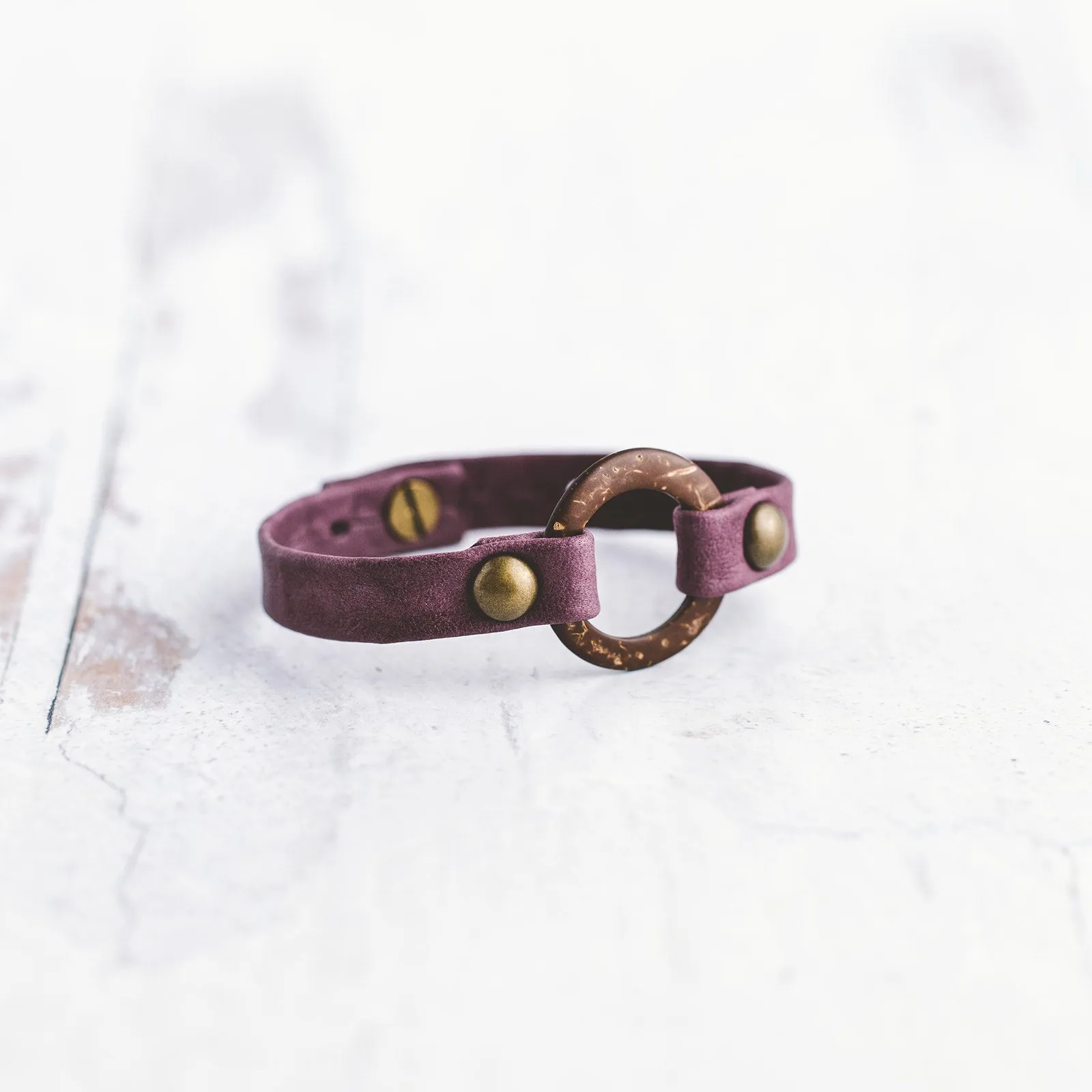 Circle of Love Bracelet - Antique Brass