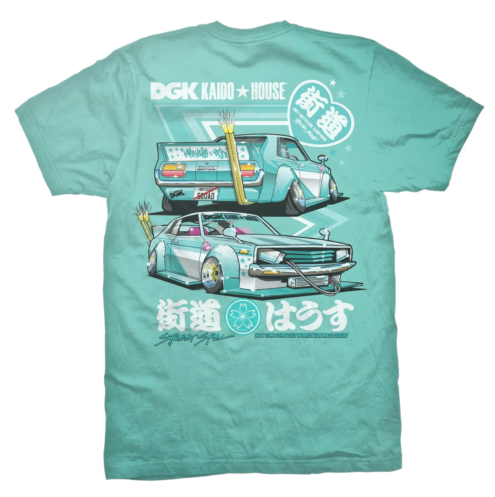 DGK x Kaido House Zokusha T-Shirt - Celadon