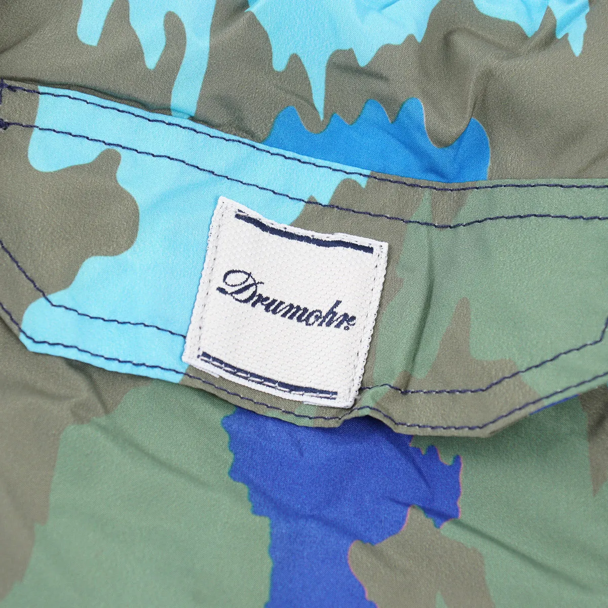 Drumohr Abstract Print Swim Trunks