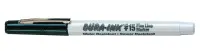 Dura-Ink 15 Markers, Black, 1/16 in, Felt