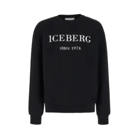 Embroidered Logo Sweat Shirt (Black) - I23E05063009000