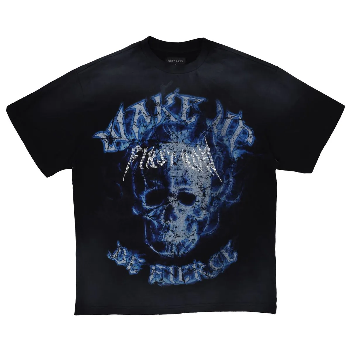 FIRST ROW Wake Up Heavy Washed Graphic T-Shirt