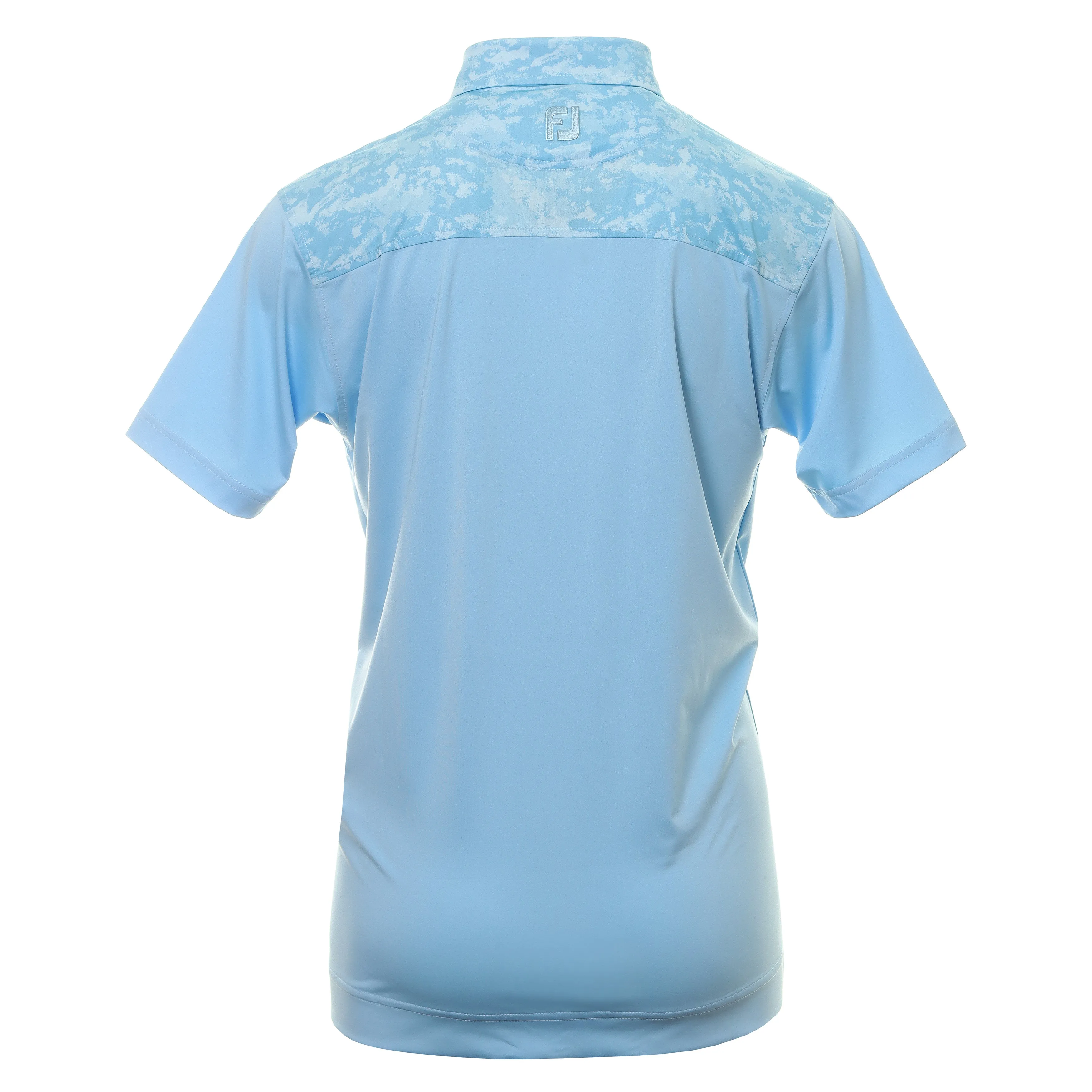 FootJoy Cloud Camo Trim Lisle Golf Shirt