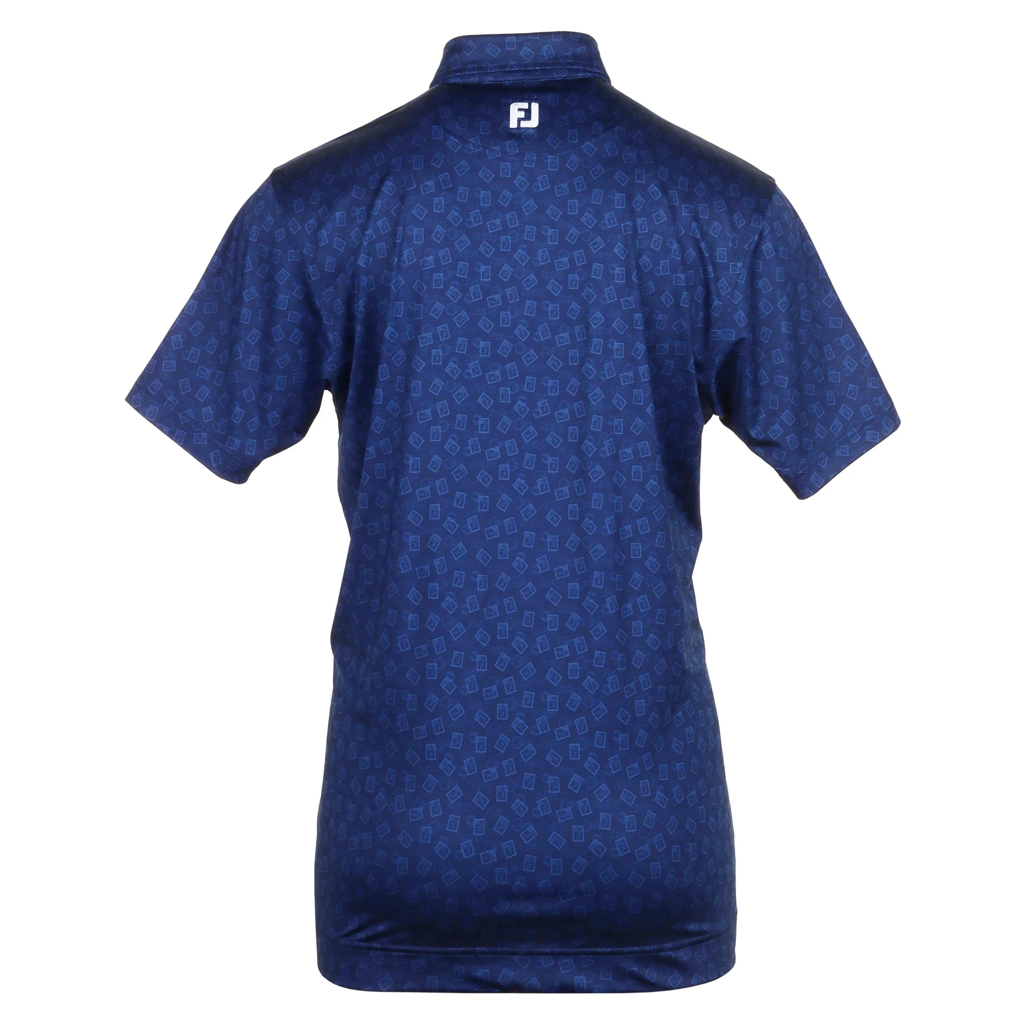 FootJoy The Open Postage Stamp Print Lisle Golf Shirt