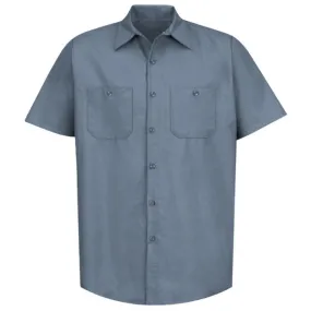 Industrial Work Shirt Postman Blue