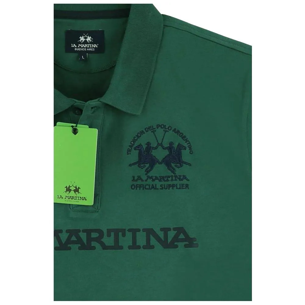 La Martina Elegant Long-Sleeved Jersey Polo