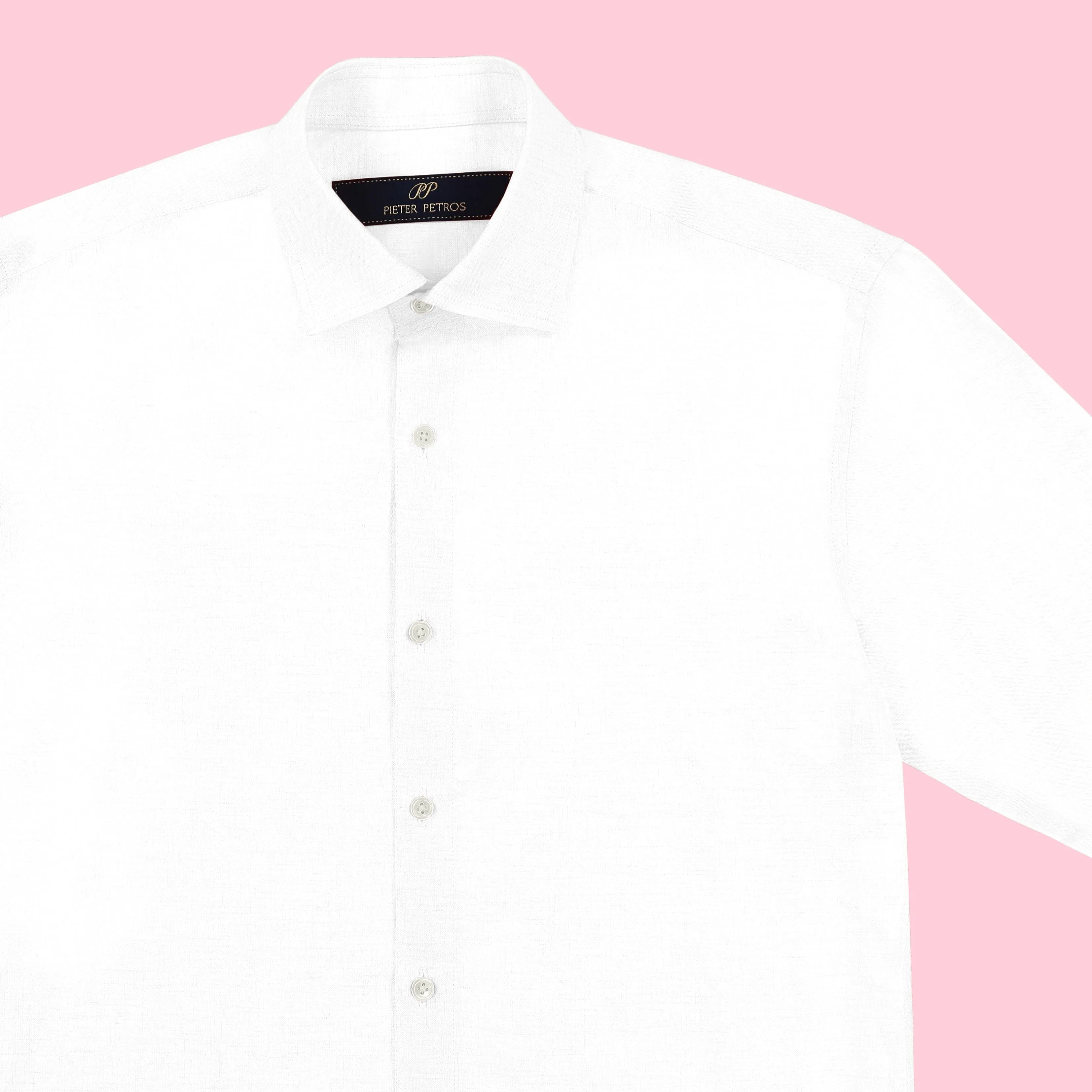 Laos Linen Shirt - White