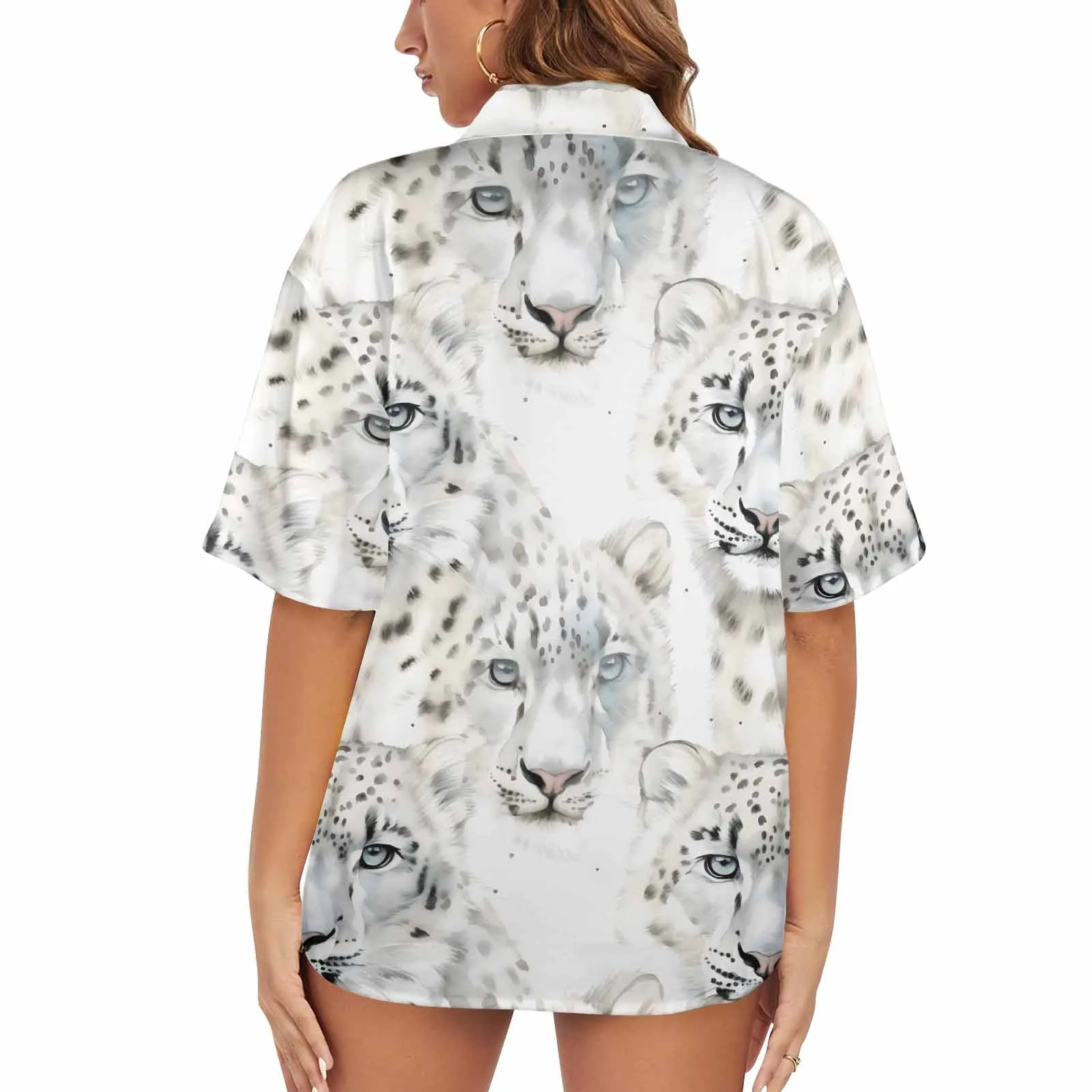 Leopard  Women's Hawaiian Shirt