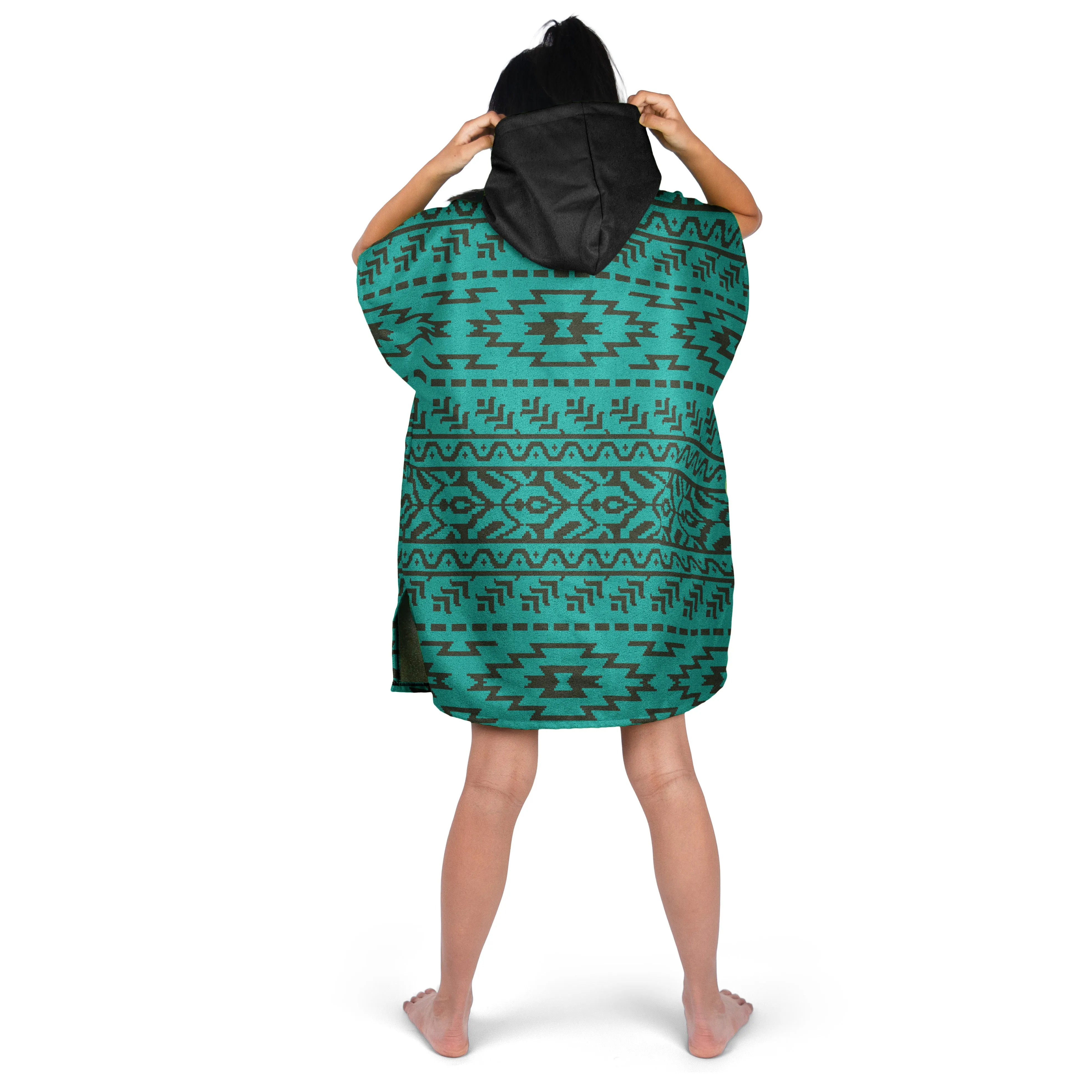 Lightweight Poncho Hooded Swim Towel for Camping