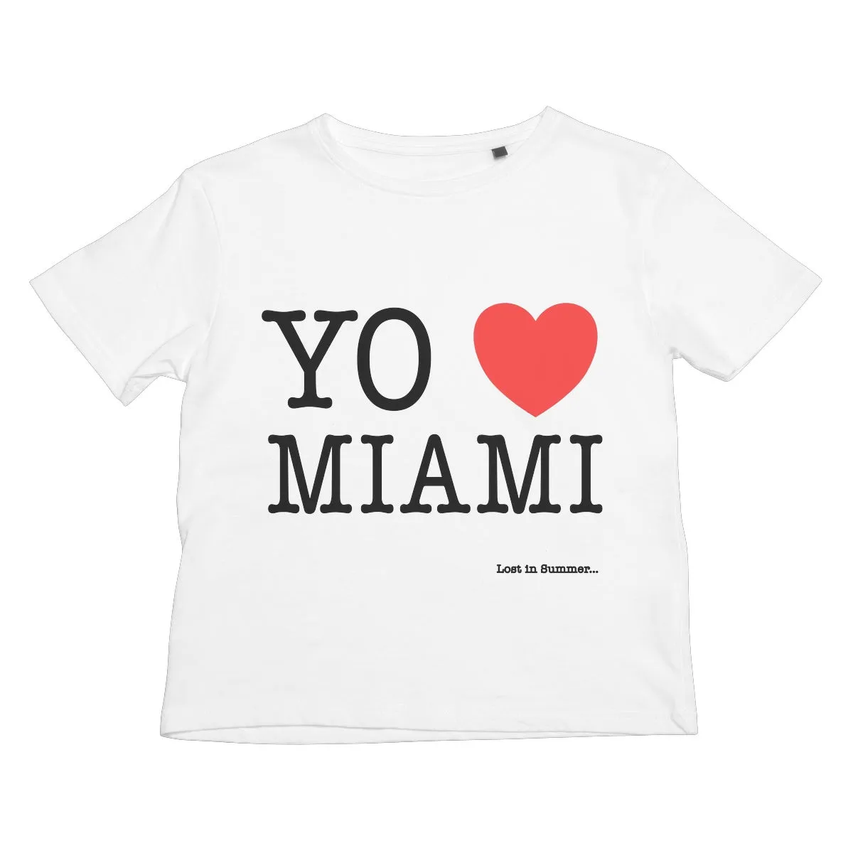 Love Miami Kids White T-shirt