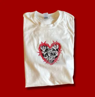 Macadelic Inspired Embroidered Unisex T-Shirt