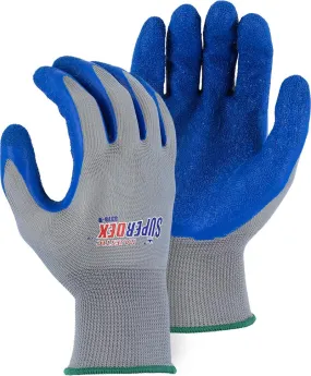 Majestic 3378 SuperDex Work Gloves Lightweight Latex Palm Dipped on Nylon Liner for Work, Construction, Automotive (One Dozen)