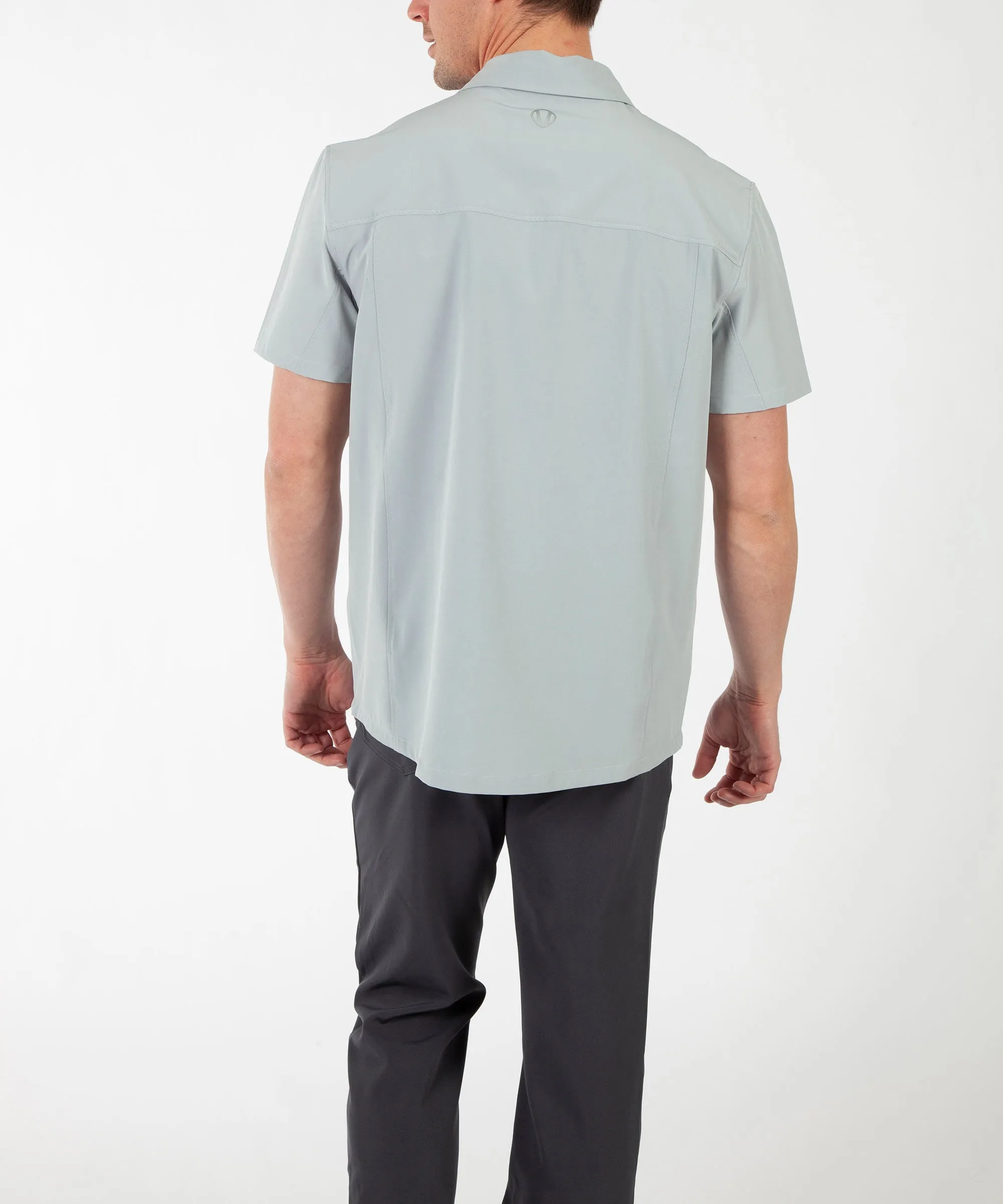 Men's Duncan Woven Snap-Front Short Sleeve Shirt