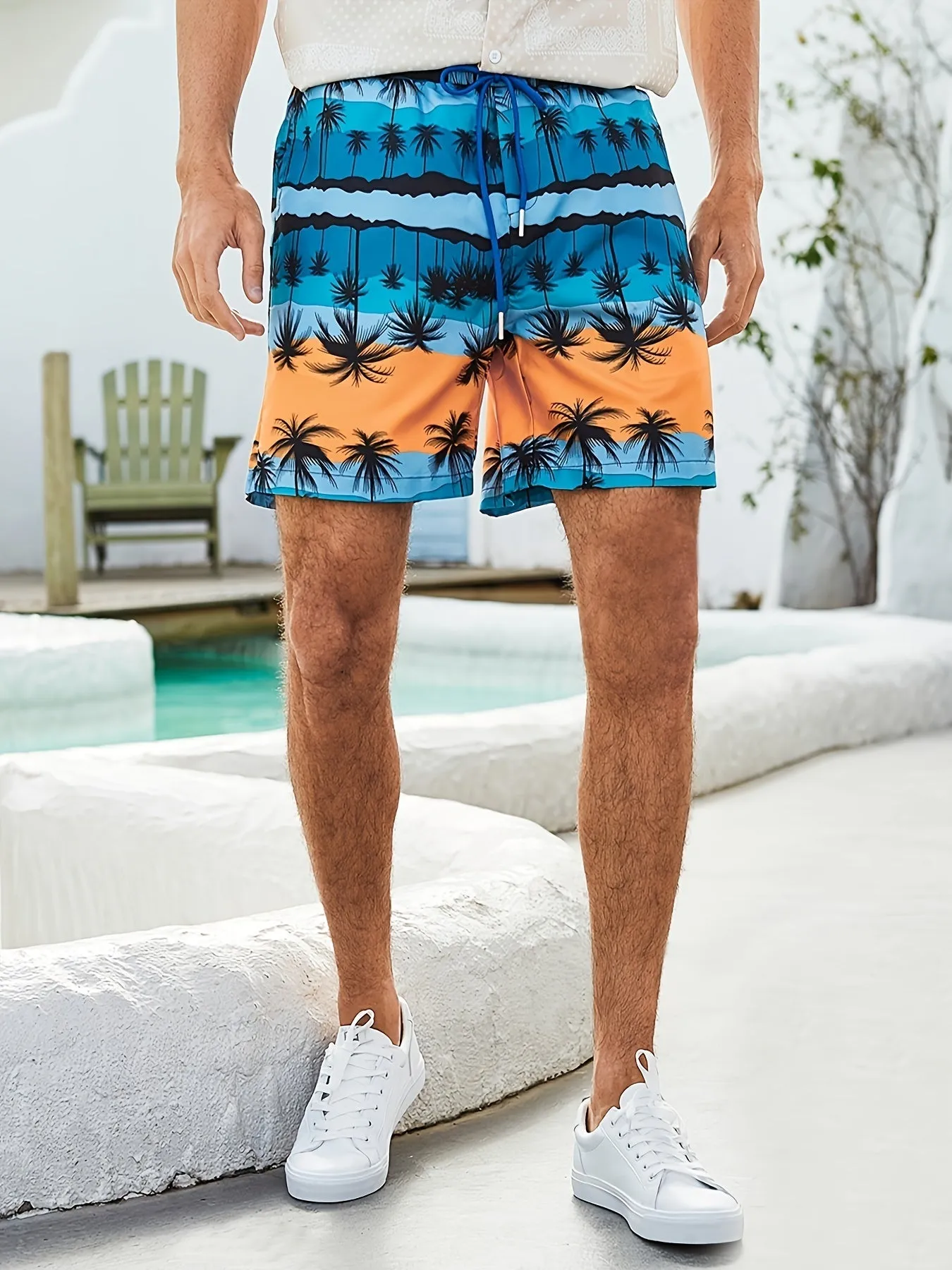 Men's Swim Trunks Quick Dry Beach Swim Shorts With Pockets