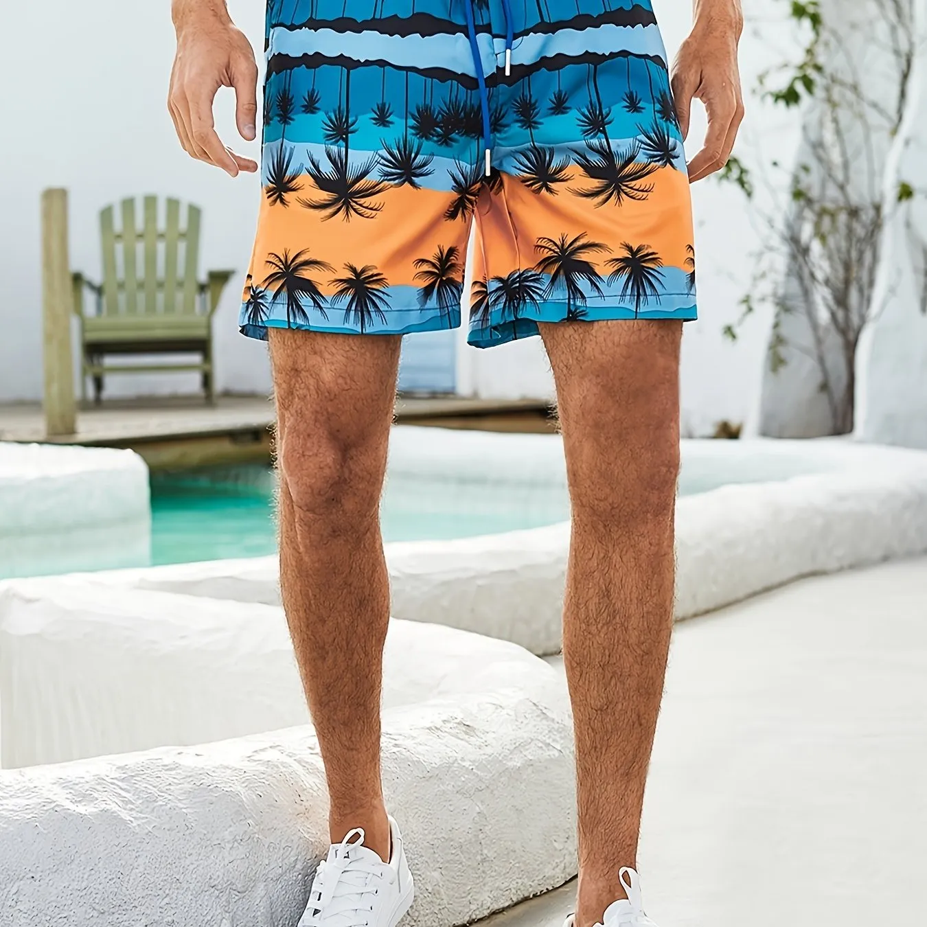 Men's Swim Trunks Quick Dry Beach Swim Shorts With Pockets