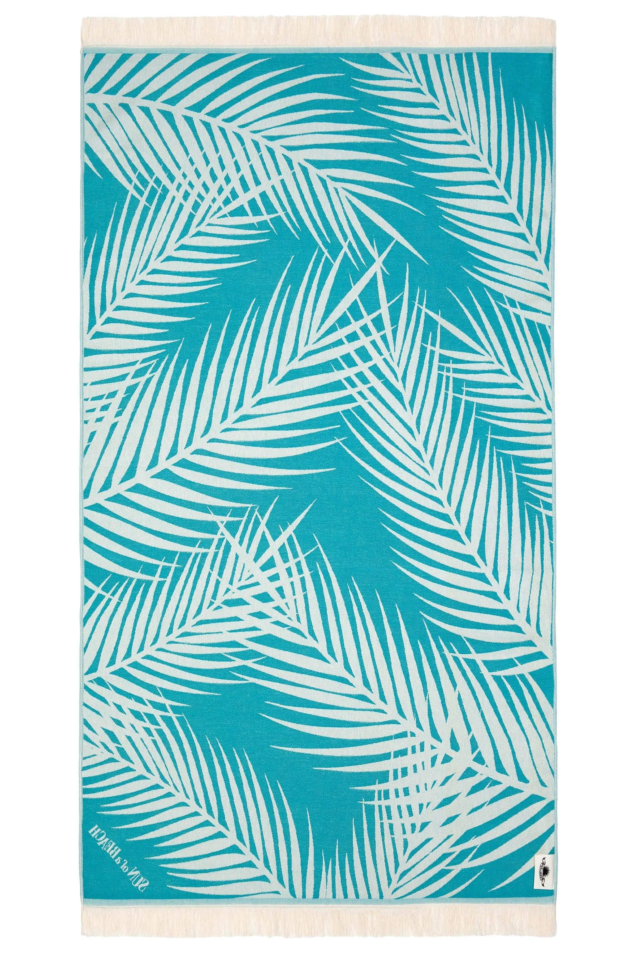 Palm Springs Petrol | Feather Beach Towel