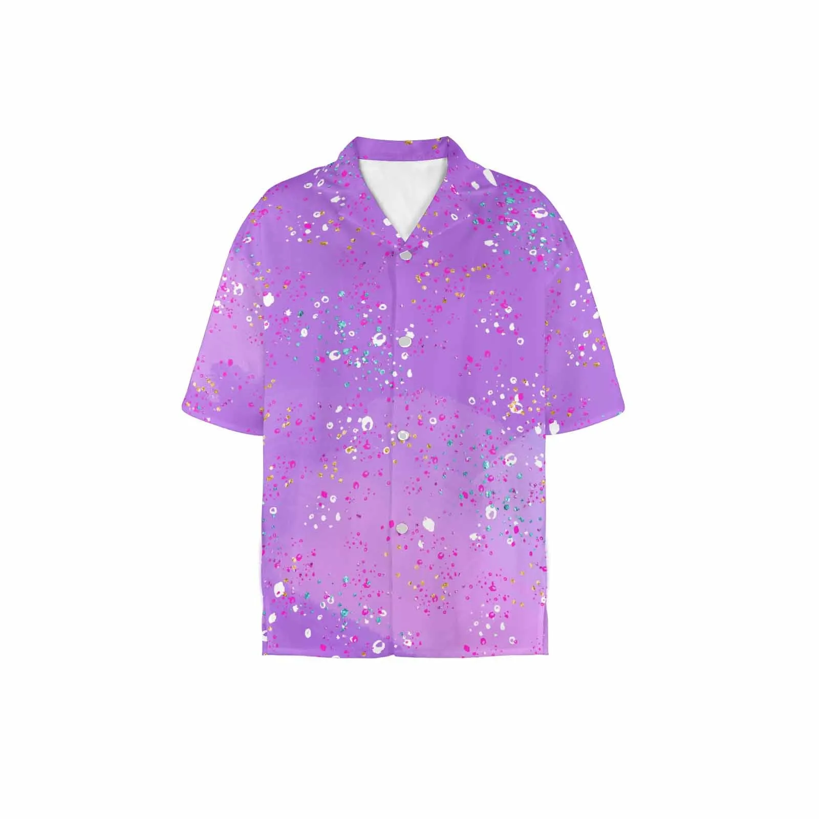 Purple Splash  Women's Hawaiian Shirt