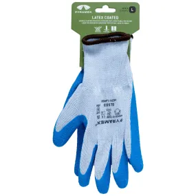 Pyramex 10 Gauge Grinkle Latex Palm Coated Cut Resistant Work Gloves - Hangtag - XL