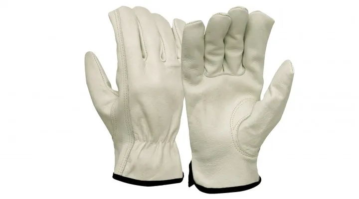 Pyramex Grain Cowhide Keystone Thumb Leather Gloves - L