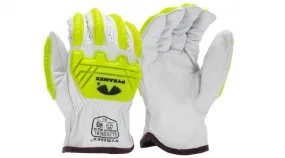 Pyramex Premium Goatskin HPPE A5 Cut Level Impact Leather Gloves - S