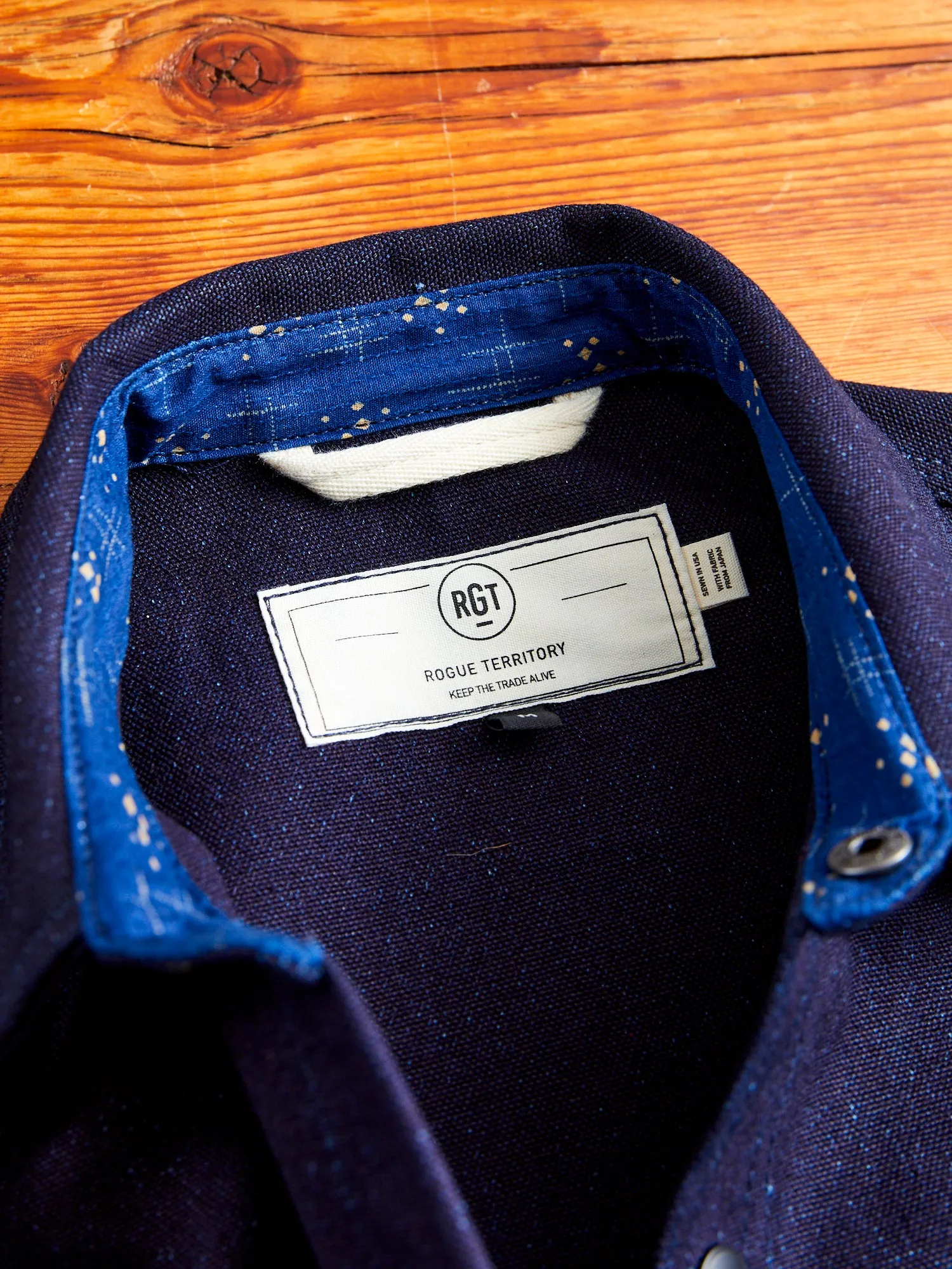 "Heavyweight ISC" Service Shirt in Indigo