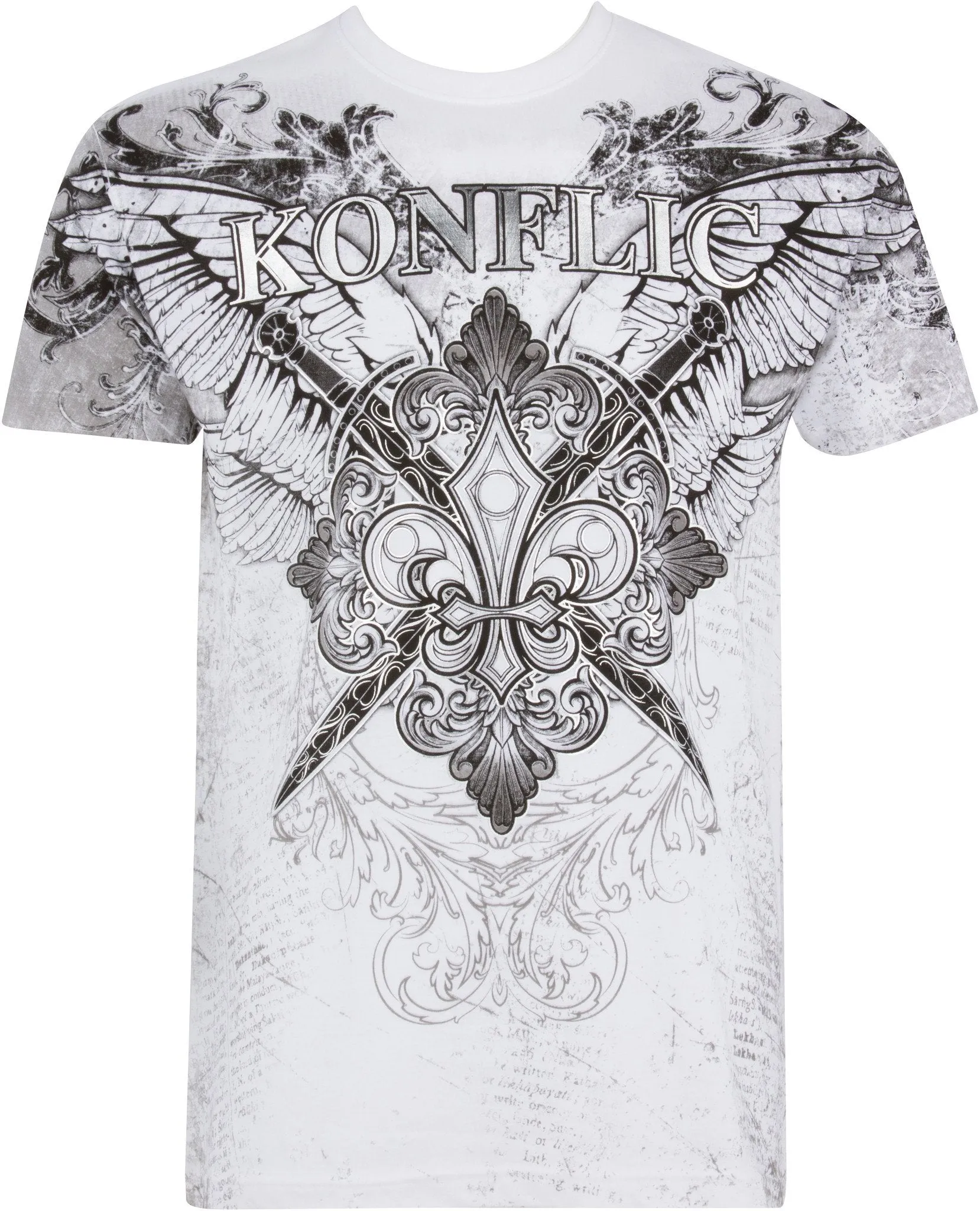 Sakkas Radley Metallic Contrast Wing Mens T-Shirt