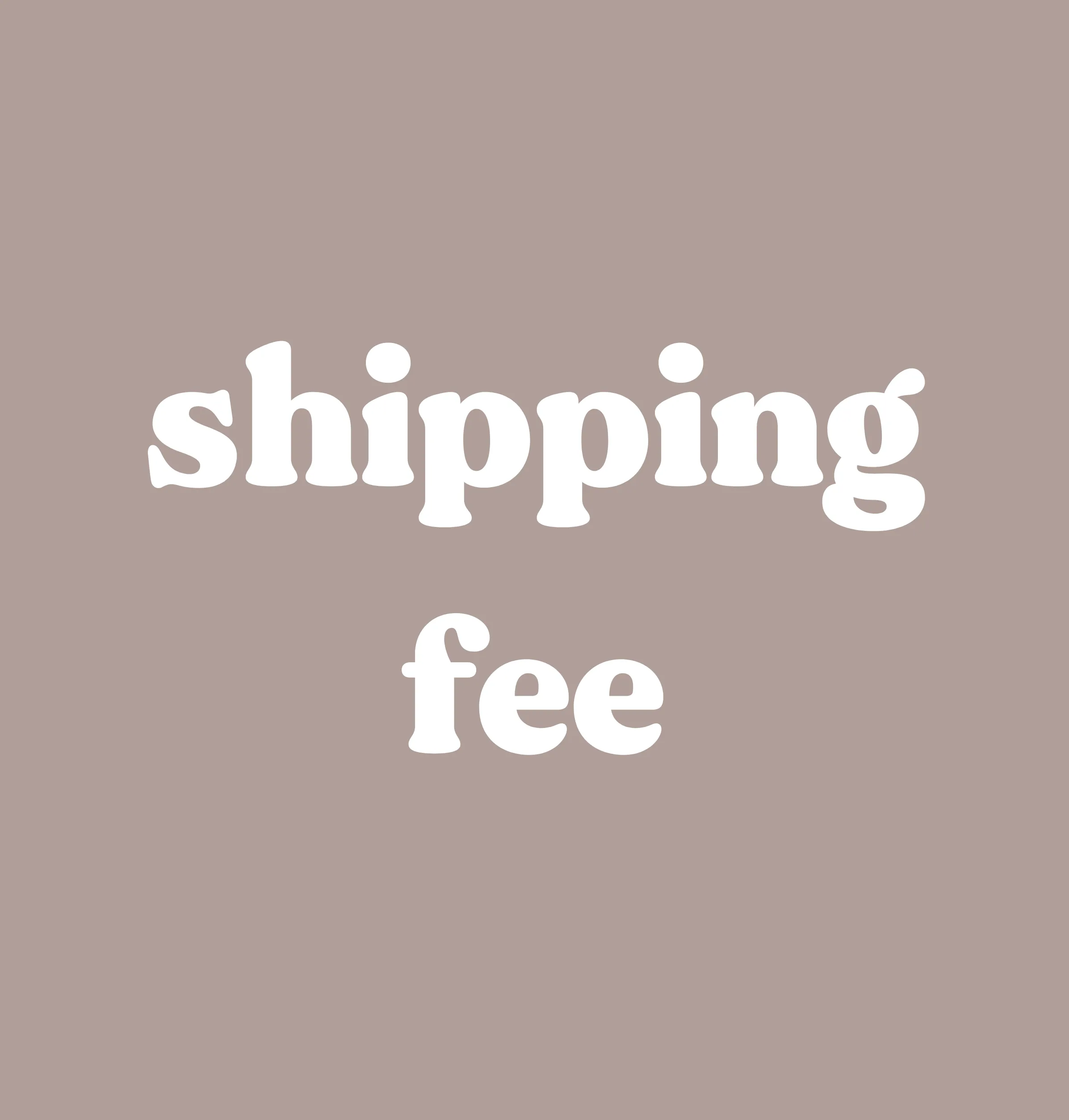 Shipping Fee