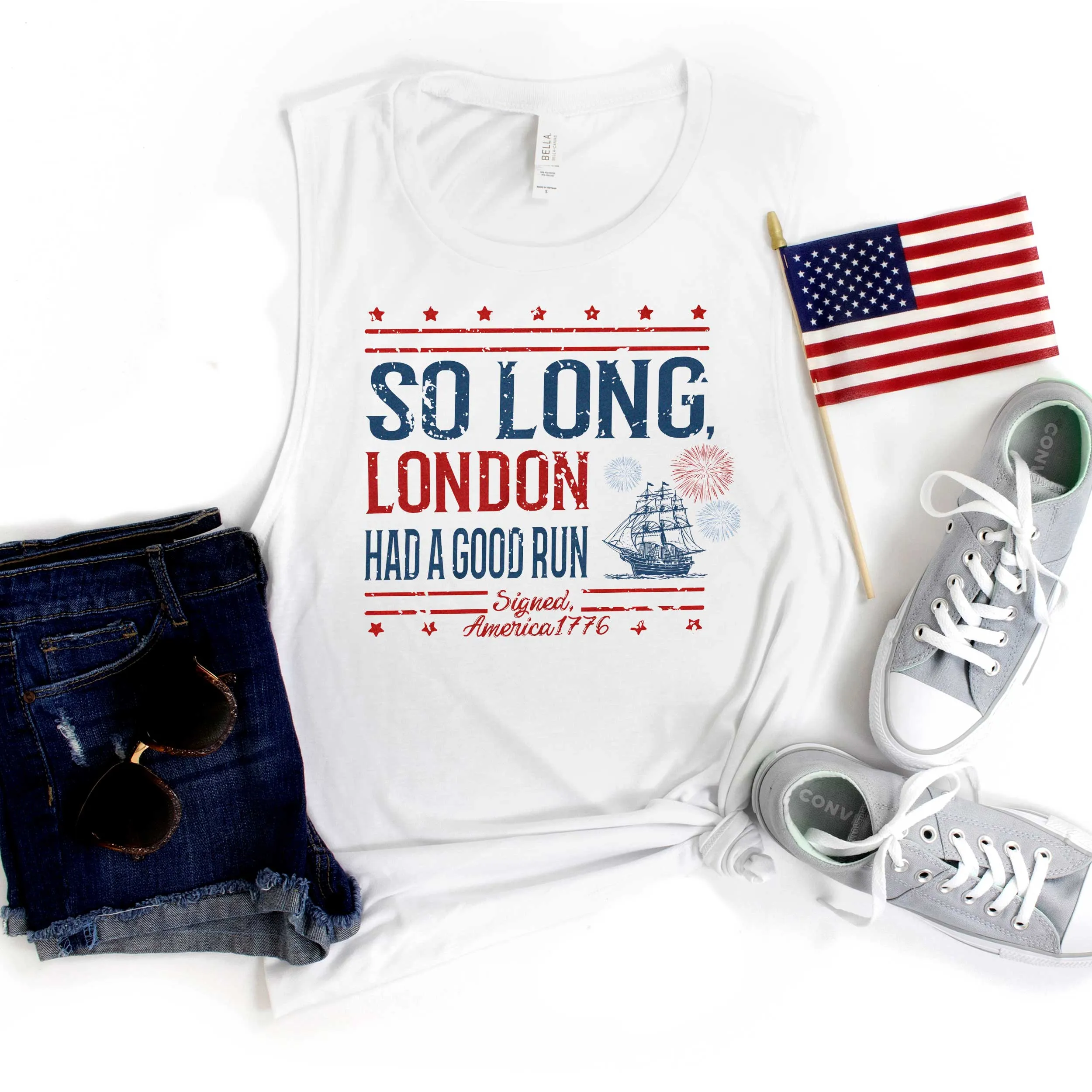 so long london had a good run fourth of july funny shirt tank top