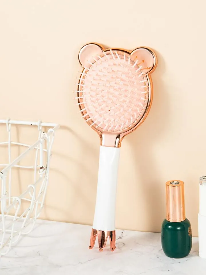 Stylish & shiny teddy shape brush .