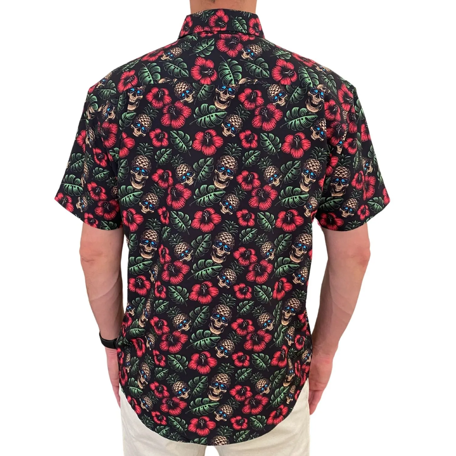 Super Stretch - Pirate Pineapple Hawaiian Shirt