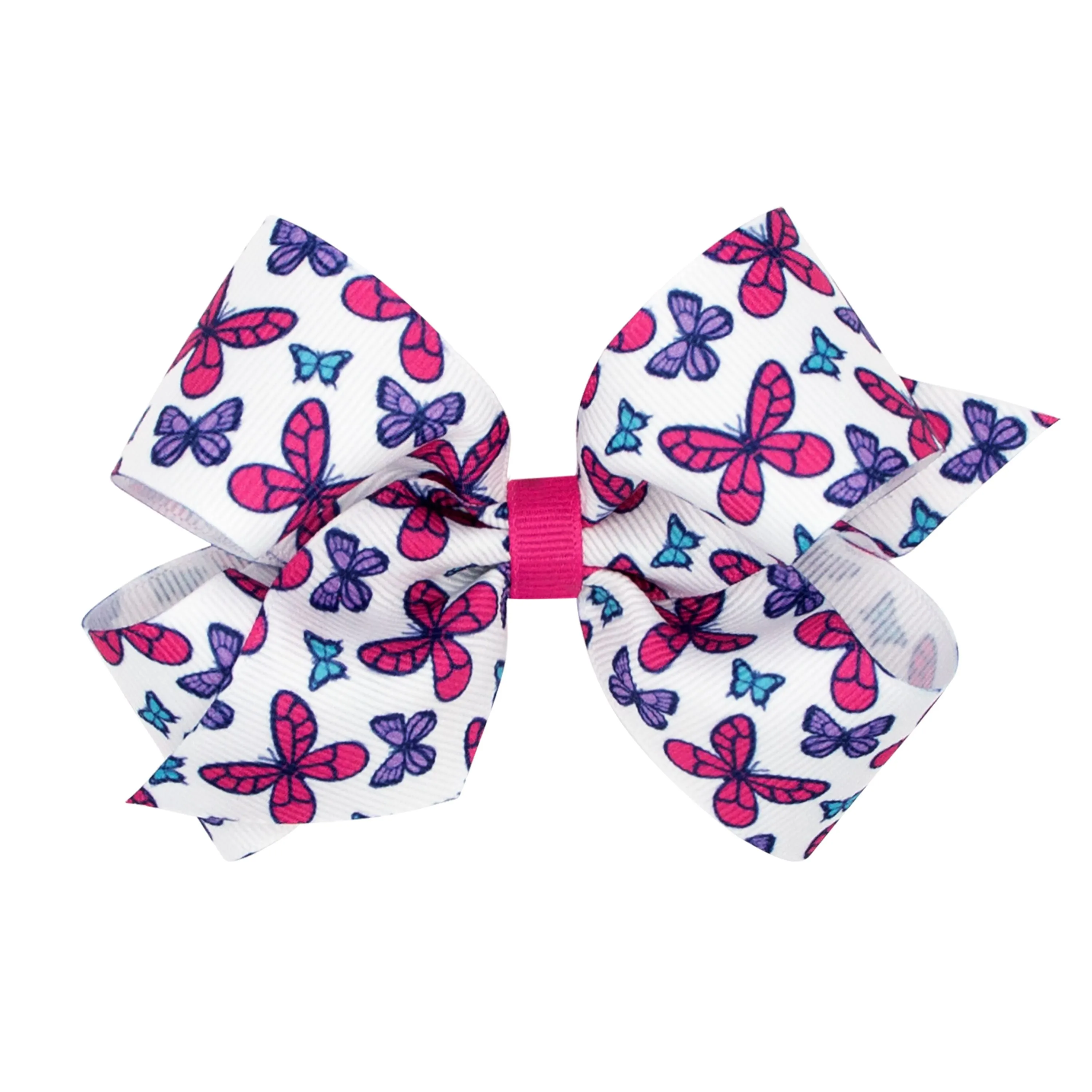 Trendy Print grosgrain bows F24